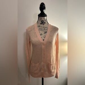 Old Navy Women's Peach Cardigan Sweater.